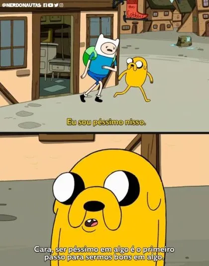 Finn e Jake, personagens de Adventure Time, exploram um mundo colorido e mágico juntos em uma nova aventura.