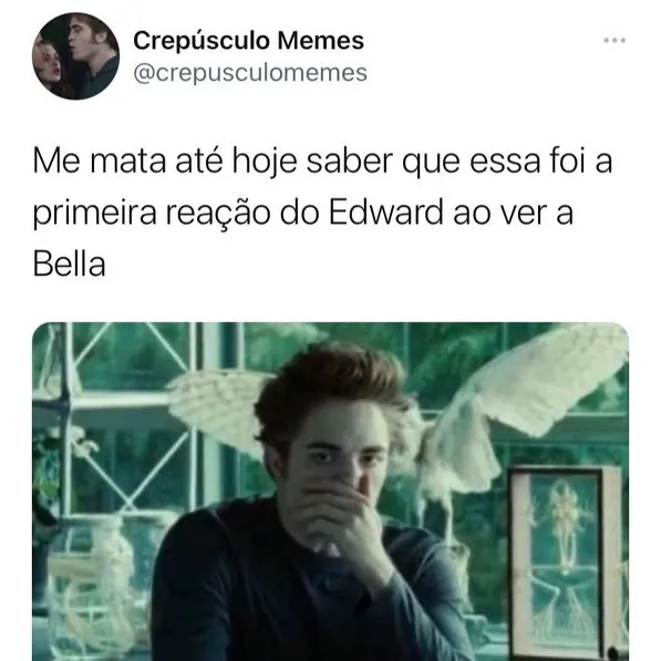 Meme do filme Crepúsculo.