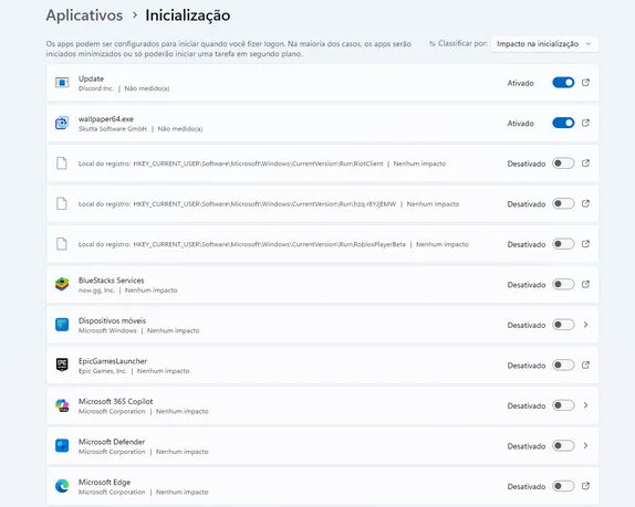 tela de inicialização do windows 11